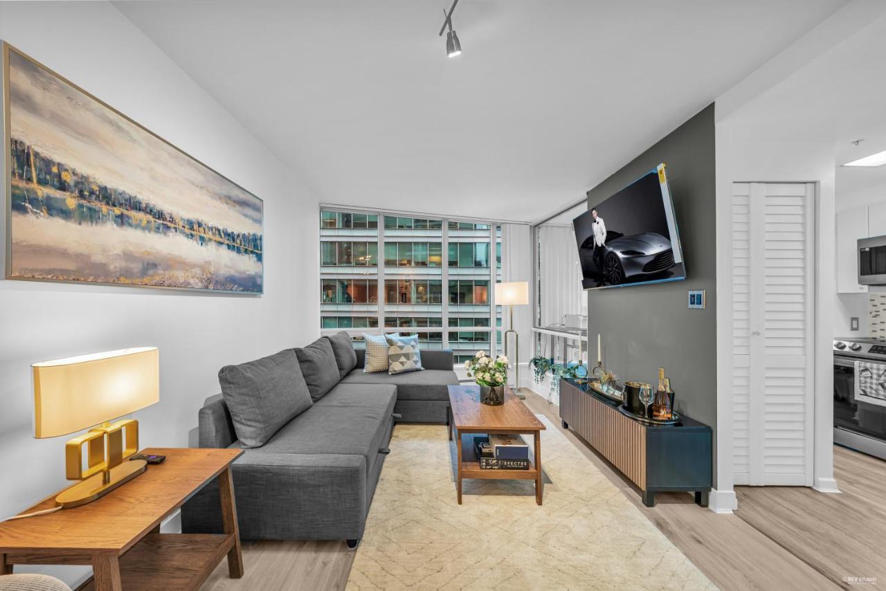 וונקובר 1-Br Condo In Downtown Coal Harbour With Parking And City Views מראה חיצוני תמונה