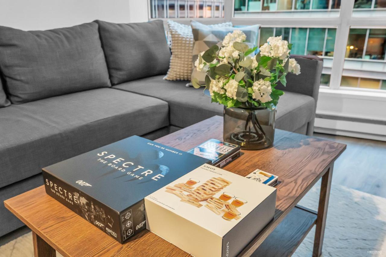 וונקובר 1-Br Condo In Downtown Coal Harbour With Parking And City Views מראה חיצוני תמונה